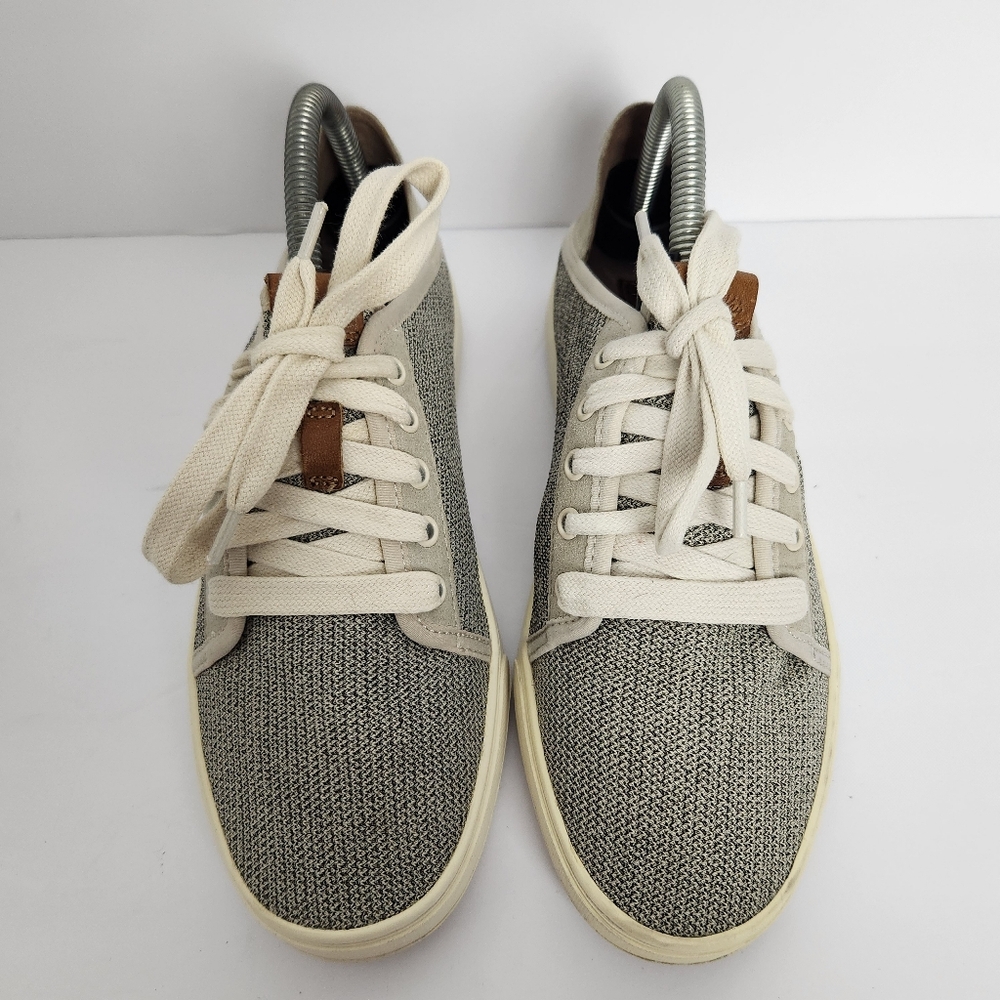 Olukai Pehuea Li Womens Size 8 Brown Knit Low Top Lace Up Casual Sneaker Shoes - Picture 2 of 13